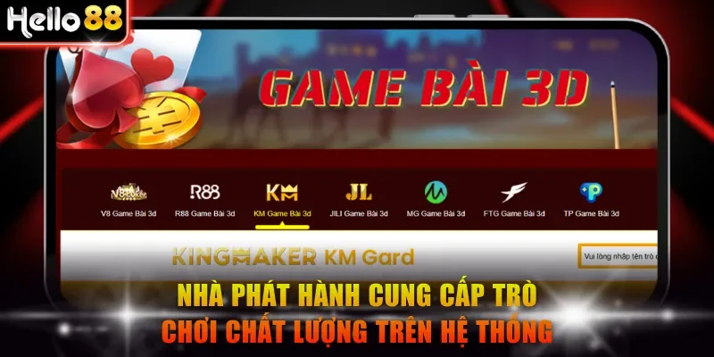 Nhà phát hành cung cấp trò chơi chất lượng trên hệ thống