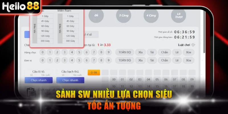 Sảnh SW nhiều lựa chọn siêu tốc ấn tượng