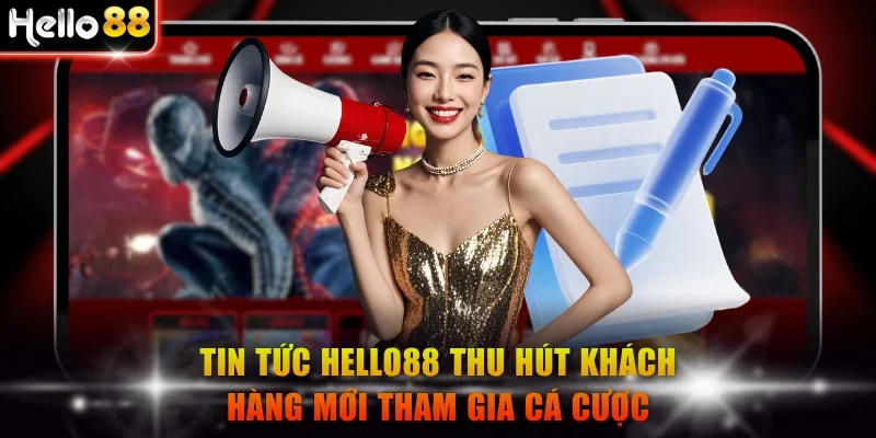 Tin tức Hello88 thu hút khách hàng mới tham gia cá cược